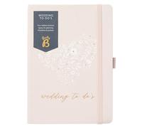 Busy B Wedding To Do's - Pink with Four Tabbed Sections, Space for Planning, Checklists and Pockets