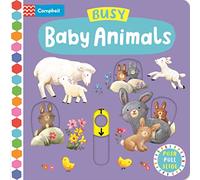 Busy Baby Animals: A Push, Pull, Slide Book - the perfect gift to celebrate Easter with your toddler! (Campbell Busy Books, 23)