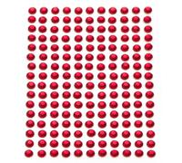 Busy Bead 176 x Red Self Adhesive Diamante Stick On Rhinestone Gems 4mm