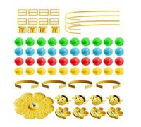 Busy Bee Game,Magnetic Portable Funny - Family Bee Toy String Game,for Travel Outdoor Indoor Party Gatherings Birthday Garden Backyard Multiplayer