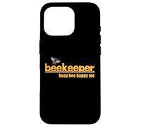 Busy Bee Happy Me Cute Beekeeper and Honeybee Case for iPhone 16 Pro