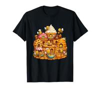 Busy Bee Honey Bakery Cottage Village Treats T-Shirt