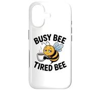Busy Bee Tired Mom Coffee Lover Funny Stress Anxiety Humor Case for iPhone 17
