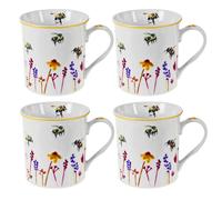 Busy Bees Teapot Afternoon Tea Party Tableware Set Coffee Mugs Storage Canisters