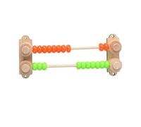 Busy Board Abacus DIY Accessories Brain Development Practical Skill for Kids Double Row