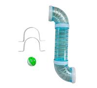 Busy Board DIY Accessories DIY Material Tube Early Development Sensory Board Parts for Children, Blue