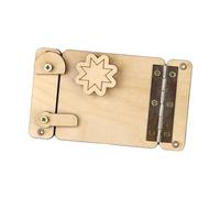Busy Board DIY Accessories Montessori Wooden Busy Board DIY Parts Activity Board Accessories Busy Board Materials Sensory Toy Fine Motor Skills Early Education Toys for Kids Toddlers, Door
