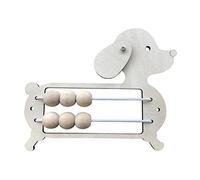 Busy Board Material Wooden Busy Board Educational Puzzle DIY Accessory Sensory Training Multifunctional Sensory Board Teaching Aids Suitabl, Puppy