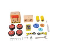 Busy Board Robot Shape Gift Fine Motor Wooden Screw Driver Activities Toy Montessori Screwdriver Board for Kids Boys Toddlers