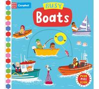 Busy Boats: A Push Pull and Slide Book (Campbell Busy Books, 28)