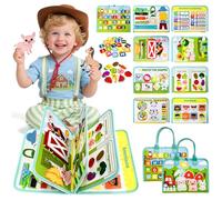 Busy Book, Montessori Busy Board, Toddler Travel Toys, Montessori Toys for Toddlers, Sensory Toys, Baby Busy Book, Plane Toys for Toddlers, Plane Activities for Kids, Sensory Board