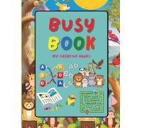 Busy Book: The book includes coloring book, tracing letters, matching things, and mazes to solve