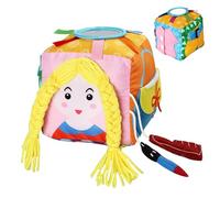 Busy Box Toys - Preschool Learning Activities,Shoe-Tying Dressing Practice Toy | for Boys Girls Home Classroom Kindergarten Daycare Travel Birthday Christmas