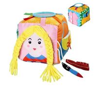 Busy Box - Training Station, 1 Piece Motor Skill Board For Youth Development, Interactive Device With Practical Habit Tasks For Growth, Educational Play, Foundational Tool For Preschool, Schoo