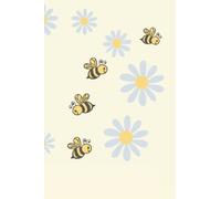 Busy Bumble Bee Notebook. Pretty Journal Notebook with Bees and Daisy Design. 120 Page Blank Lined Note Book, 6x9 inches: Plain Journal Notebook for ... inches / 15.3 x 22.9 cms / Similar to A5 Size
