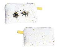 Busy Bumble Bee Organic Cotton Zip Top Purse