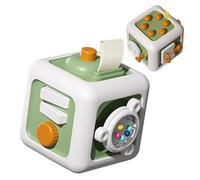 Busy Cube | Kids Sensory BoardToy - Learning Educational Fine Motor Skills Travel Sensory Toys for More Than 2 Years Old Boy