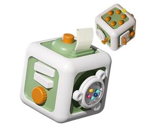Busy Cube | Kids Sensory BoardToy - Learning Educational Fine Motor Skills Travel Sensory Toys for More Than 2 Years Old Boy