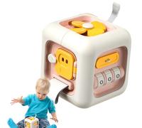 Busy Cube Toy | Early Development Learning Fine Motor Skills Travel Game,Busy Cube Travel Toy,for Children Girls Birthday Holiday Festive Airplane Classroom