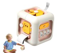 Busy Cube Toy - Fine Motor Skills Educational Travel Game,Busy Activity Board Cube - for Children Boys Girls Holiday Festive