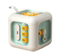 Busy Cube Toy for 1 Year Old - 6-in-1 Montessori Sensory Activity Cube for Babies 12-18 Months - Educational Travel Toys for Toddlers to Develop Fine Motor Skills & Hand-Eye Coordination