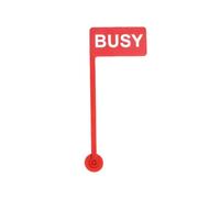 Busy Desk Monitor Flag, Funny Sign Portable Focus Indicator, Busy Status Indicator, Convenient Alert Office Desk Flag, Accessories For Home Work Computer Station School Coworker (Red-A)