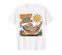 Busy Doing Nothing Relaxed Sloth T-Shirt