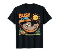 Busy Doing Nothing Relaxed Sloth T-Shirt