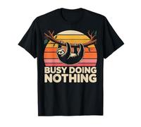 Busy Doing Nothing Relaxed Sloth T-Shirt