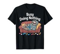 Busy Doing Nothing Relaxed Sloth T-Shirt