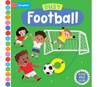 Busy Football: A Push, Pull, Slide Book (Campbell Busy Books, 57)