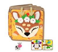 Busy Game | Activity Felt Book for , Activity Chart for 1-3 Years Stimulating Fine Motor Skills and Senses Awakening