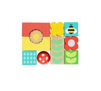 Busy Garden Wooden Discovery Blocks