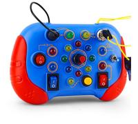 Busy handle board sensory toys for children with LED light switches, fidgeting board travel toys for more than 18 months, toddler toy gifts for 2 3 4 5 6-year-old boys and girls
