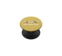 Busy Mama Goose Laundry Funny Humor Coffee Pink Shopping PopSockets Adhesive PopGrip