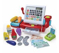 BUSY ME Electronic Cash Register Playset For Children From 3 Years Play Kids Toy Supermarket Shop Toy Till Play Money Childrens Till Kids Shopping Till Childrens Cash Register
