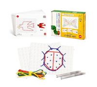 Busy Play The Very Hungry Caterpillar My First String Art - Early Learning Toddler Craft Set by EDX Education | Fine Motor Skills Activity Board with Colourful Strings | Sensory Toy for Ages 3+