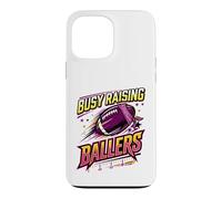 Busy Raising Ballers American Football Mom Case for iPhone 13 Pro Max