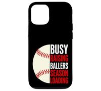 Busy Raising Ballers Season Loading Baseball Parent Mom Dad Case for iPhone 12/12 Pro