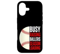 Busy Raising Ballers Season Loading Baseball Parent Mom Dad Case for iPhone 17