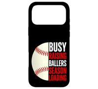 Busy Raising Ballers Season Loading Baseball Parent Mom Dad Case for iPhone 17 Pro Max