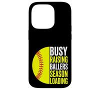 Busy Raising Ballers Season Loading Softball Case for iPhone 14 Pro
