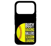 Busy Raising Ballers Season Loading Softball Case for iPhone 17 Pro