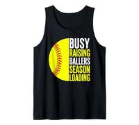 Busy Raising Ballers Season Loading Softball Tank Top