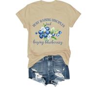 Busy Raising Disciples & Buying Blueberries Shirt Busy Raising Disciples and Buying Blueberries T-Shirt Khaki