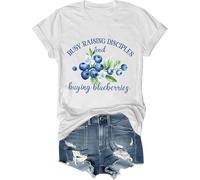 Busy Raising Disciples & Buying Blueberries Shirt Busy Raising Disciples and Buying Blueberries T-Shirt White