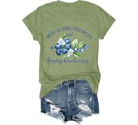 Busy Raising Disciples & Buying Blueberries Shirt Busy Raising Disciples and Buying Blueberries T-Shirt Green