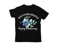Busy Raising Disciples & Buying Blueberries Shirt, Busy Raising Disciples and Buying Blueberries V-Neck Tshirt