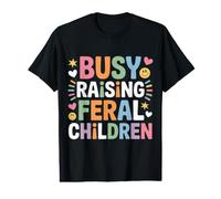 Busy Raising Feral Children - Value Graphic T-Shirt