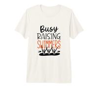 Busy Raising Swimmers Synchronized Swimming Synchro Swimmer Premium T-Shirt